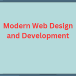 1 Modern Web Design and Development